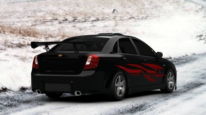 Chevrolet Lacetti Tuning черный