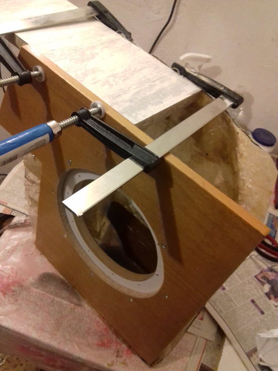 Добавил деревянные детали.И больше смолы, ушли все 3 кг. — Hyundai Tucson (JM)