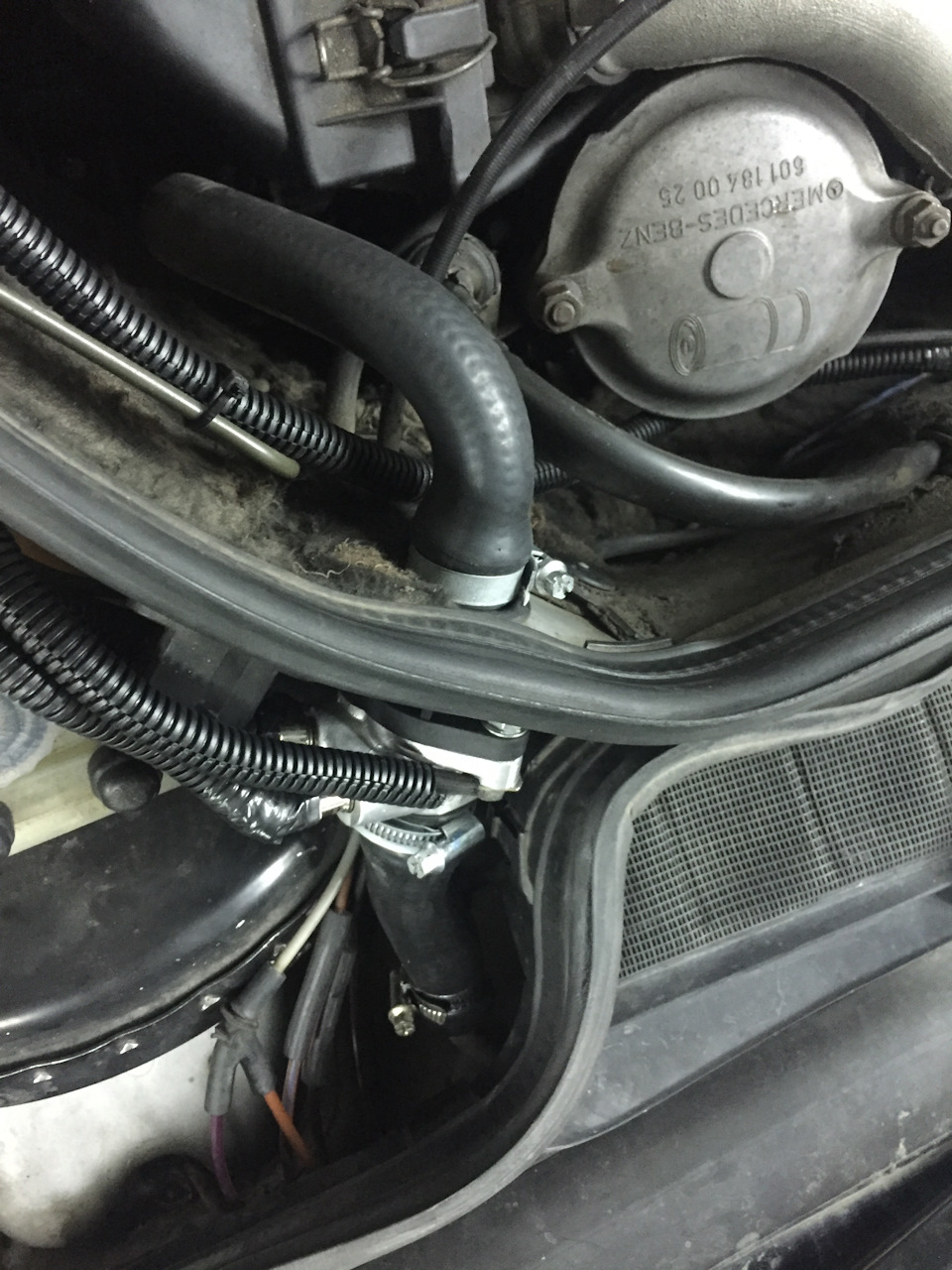 Догрев антифриза свечами накала — Mercedes-Benz E-class Estate (S124 ...