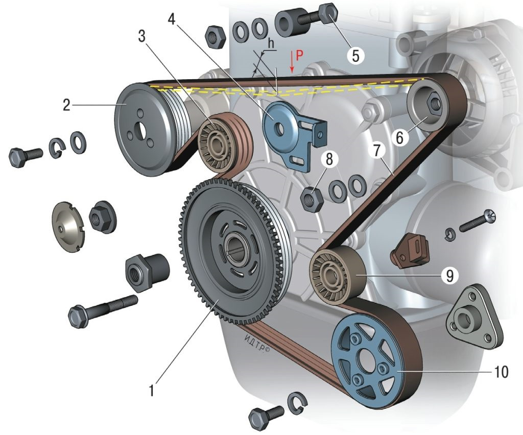 Ремень генератора установка своими руками