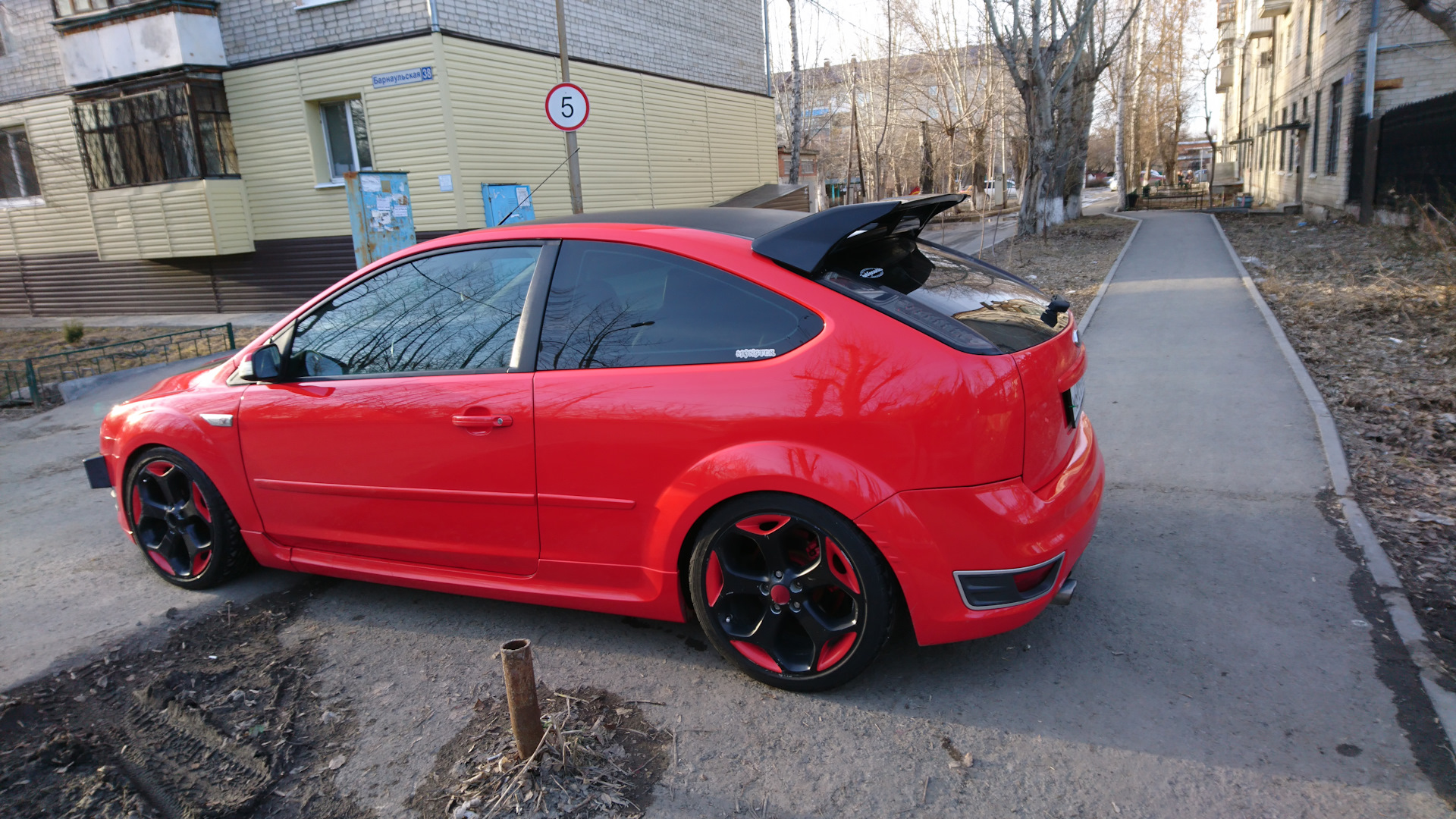 Фото форд хэтчбек 2006 год тюнинг Спойлер RS - Ford Focus II ST, 2,5 л, 2006 года стайлинг DRIVE2