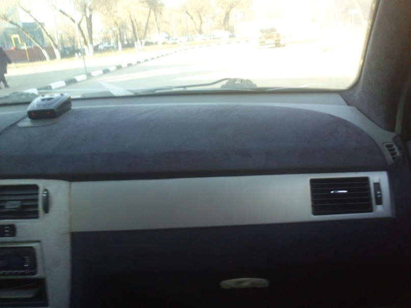 Обтянул салон алькантарой — Chevrolet Lacetti Sedan, 1,4 л, 2011 года ...