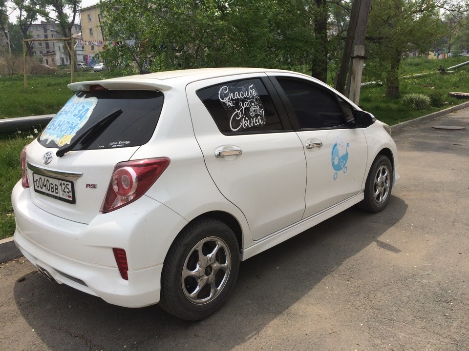 спойлер vitz 130