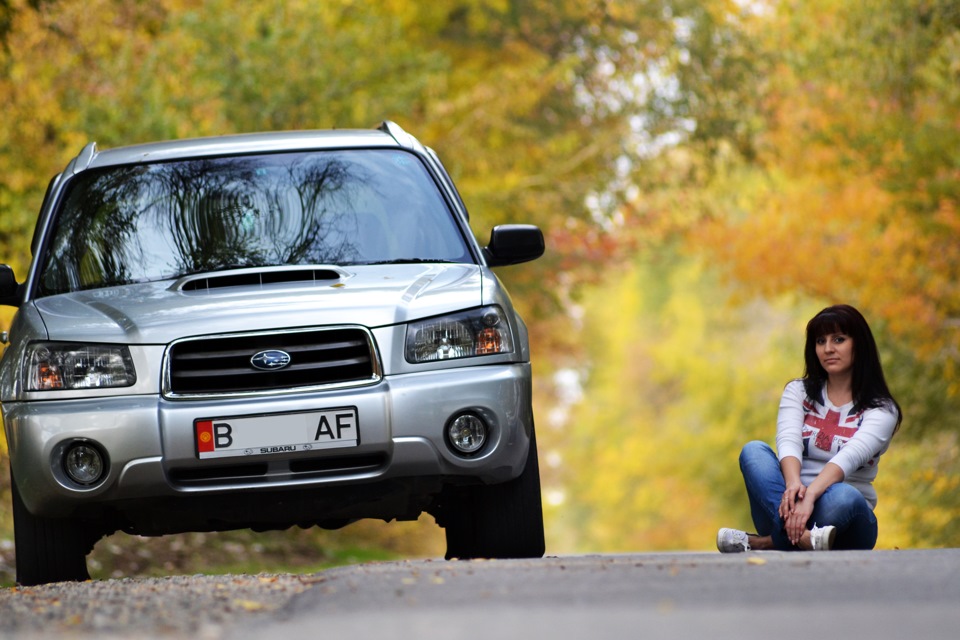 Forester фотосет с девушкой