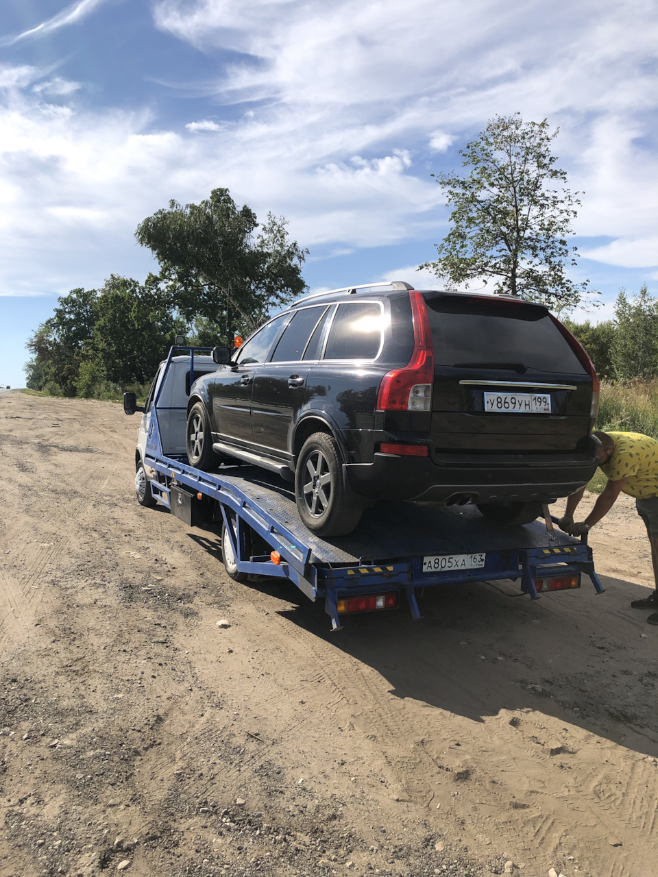 Не доехал до моря — Volvo XC90 (1G), 2,5 л, 2007 года | поломка | DRIVE2