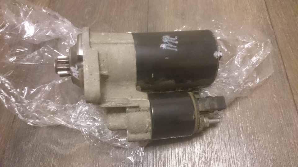 Замена стартера — Volkswagen Golf Mk3, 1,8 л, 1997 года | своими руками ...