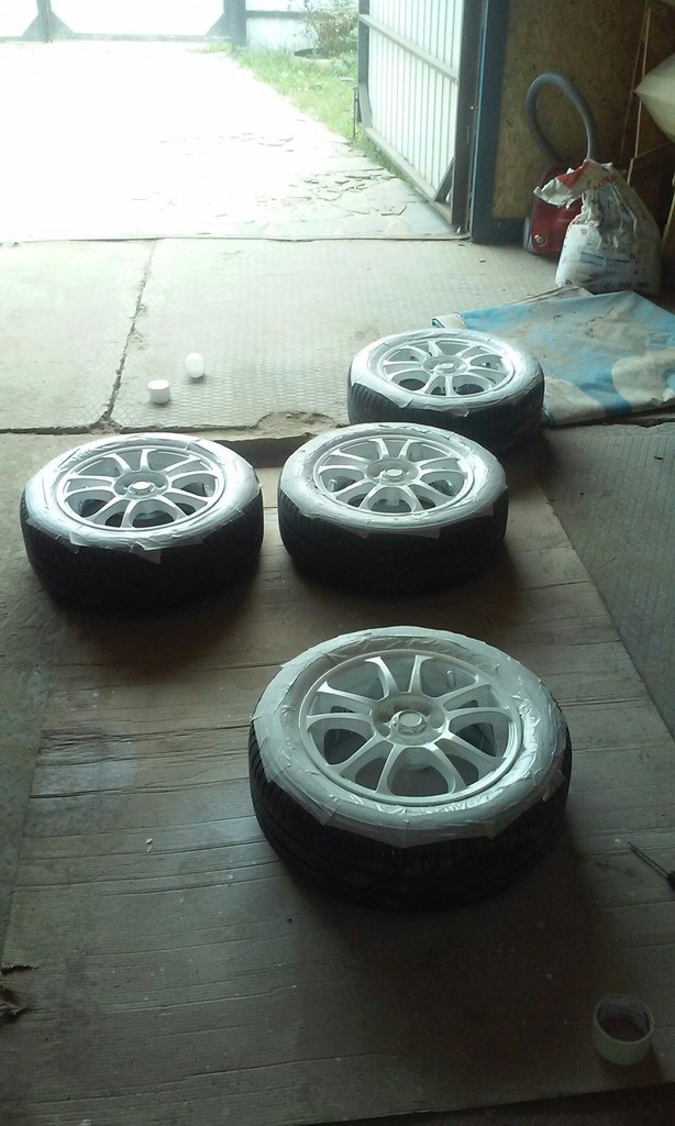 Покраска тапок — Lada 112 Coupe, 1,6 л, 2008 года | колёсные диски | DRIVE2