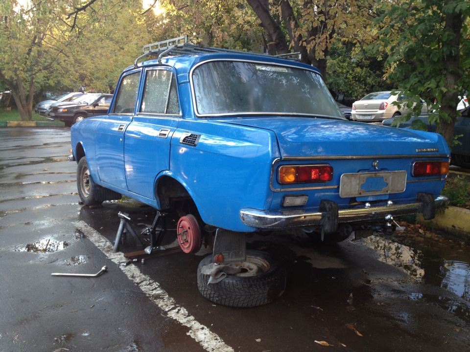 Запись №36 "Прокачка тормозов" — Москвич 2140, 1,7 л, 1983 года ...