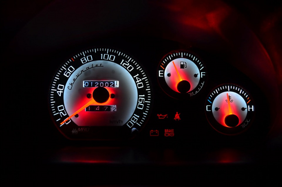 подсветка шкал приборов