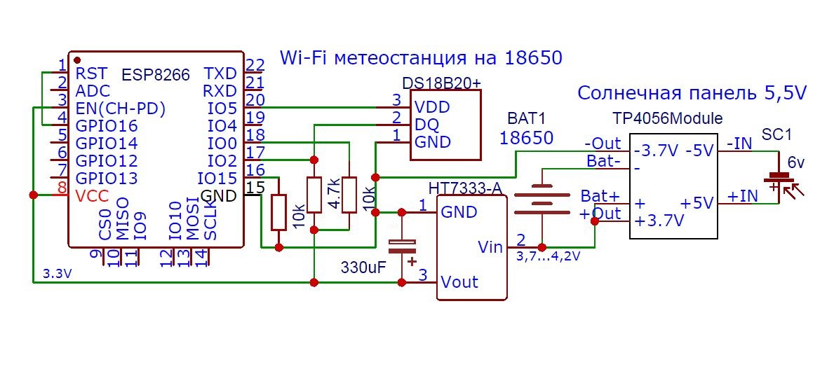 4056 микросхема схема включения