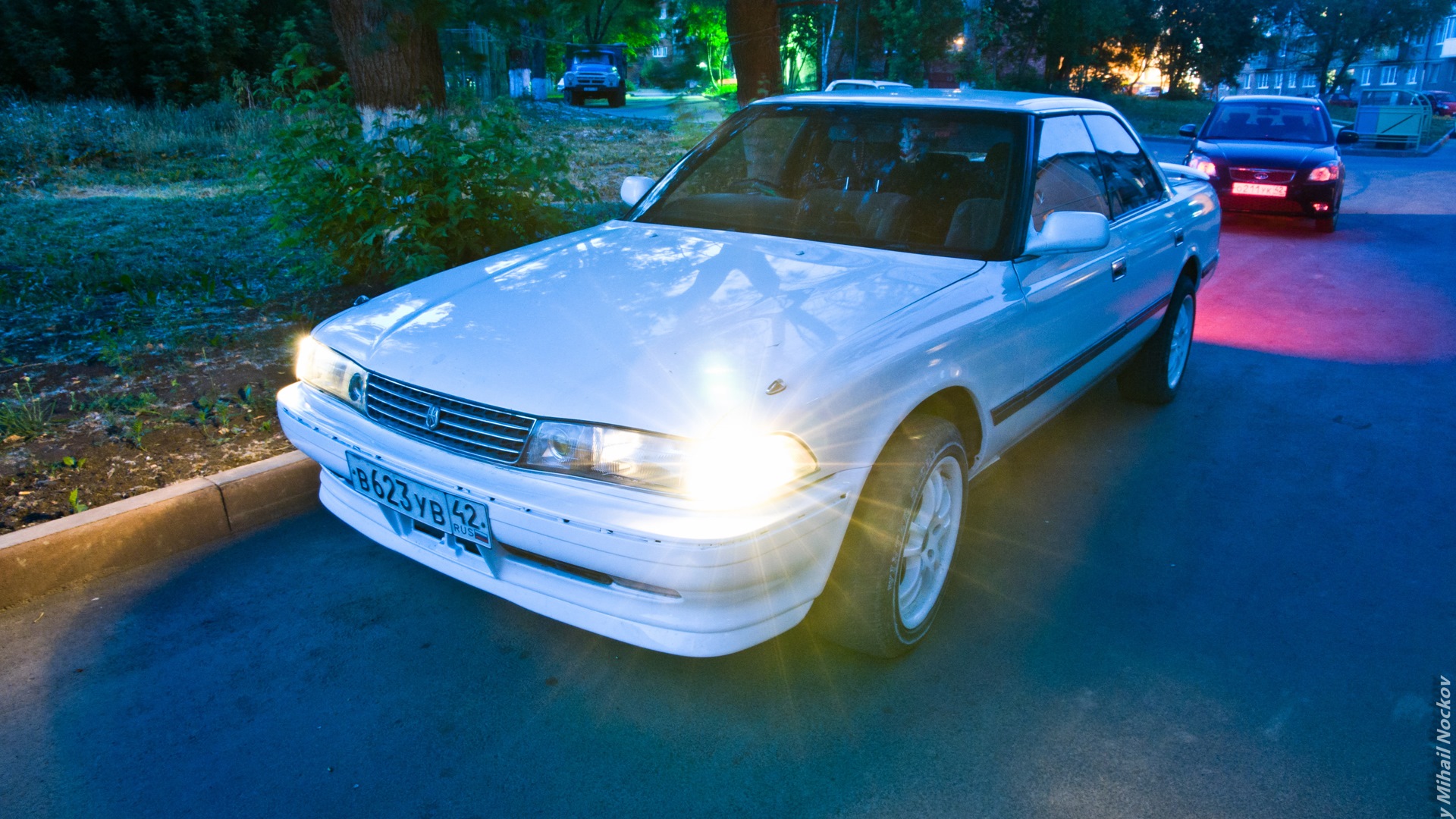 Toyota Mark II (80) 2.0 бензиновый 1989 | Белый марк на DRIVE2