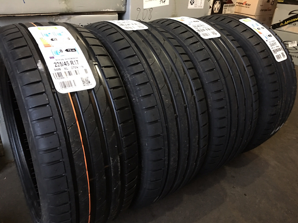 летние шины NOKIAN NORDMAN SZ в размере 225/45 R17 — Moscow Wheels and ...
