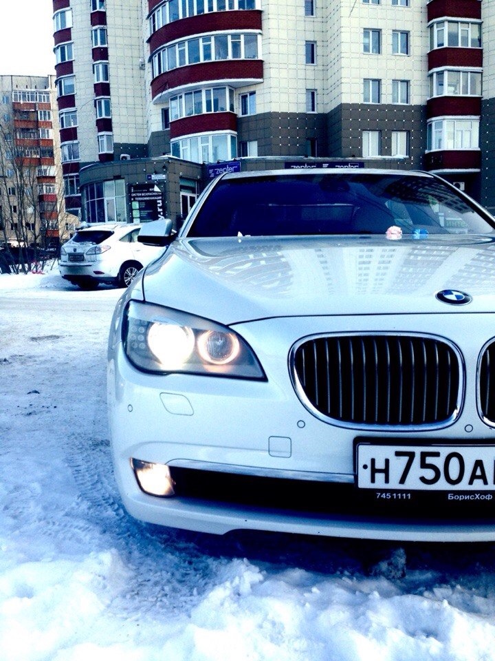 г.Сургут свадьба — BMW 7 series (F01/02), 4,4 л, 2009 года | покатушки ...