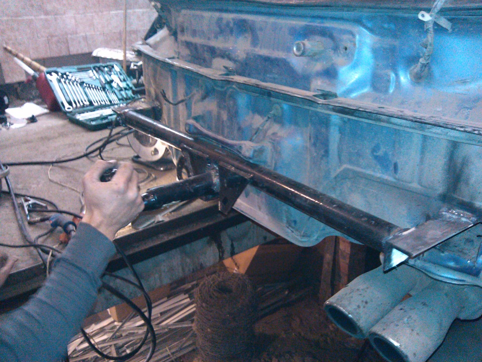 Установка прицепного устройства — Toyota Corolla II (4G), 1,5 л., 1992 ...