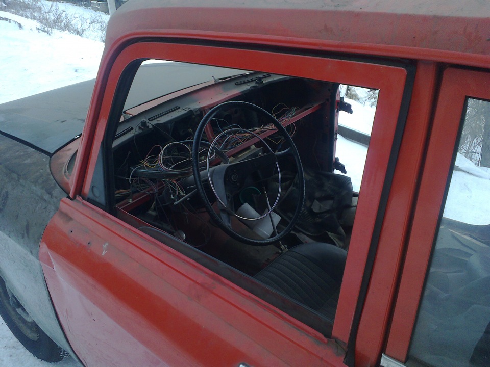 Перегон машин из гаража в гараж. — УАЗ 469, 2,4 л, 1981 года ...