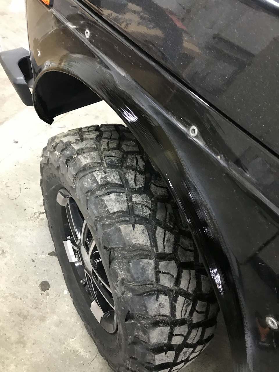 Режем арки и устанавливаем расширители — Lada 4x4 3D, 1,7 л, 2014 года ...