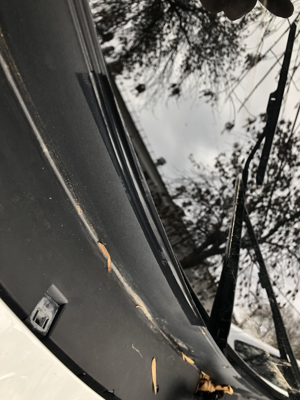 Замена лобового стекла — Nissan Qashqai (2G), 2 л, 2019 года | кузовной ...