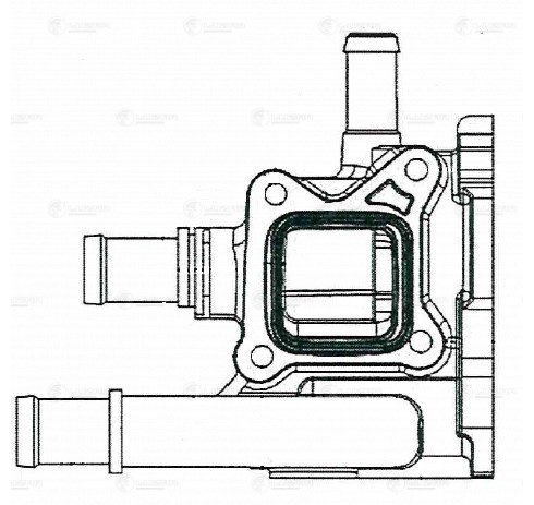LT0549 Корпус термостата для автомобилей Opel Astra J (10-)/Chevrolet ...