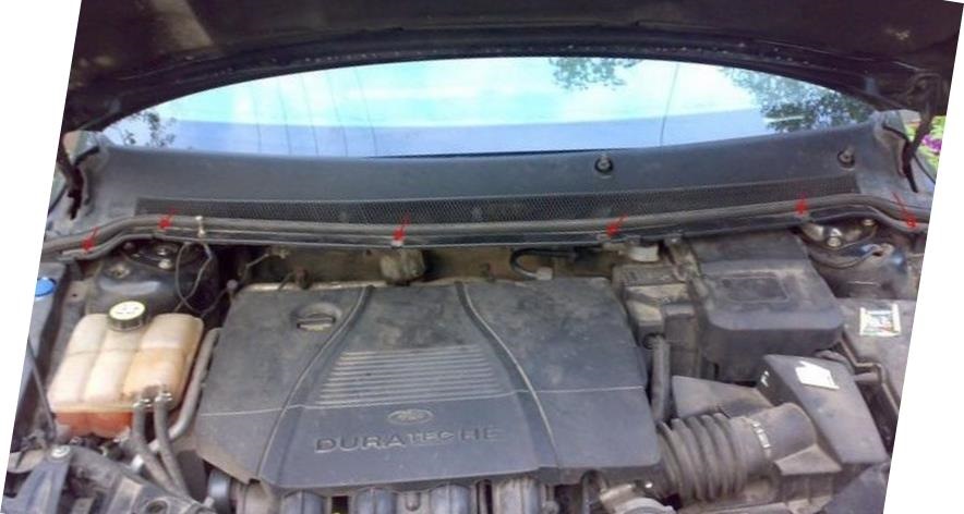 Как снять амортизатор и пружину передней подвески, на фокус 2 ...