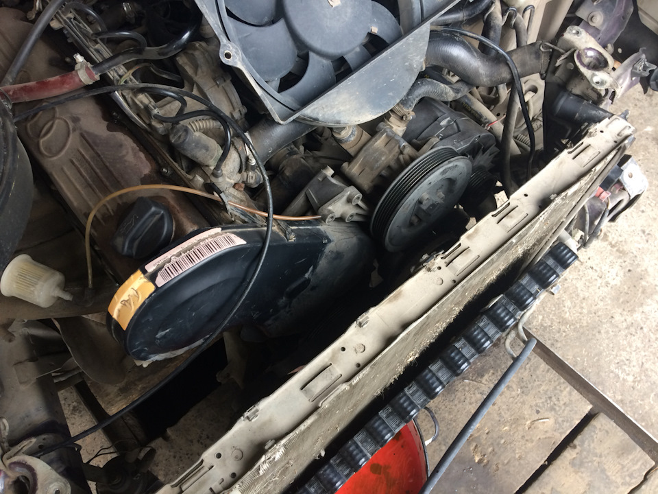 Замена подшипника вискомуфты и ремонт генератора — Audi 100 (C4), 2,3 л ...