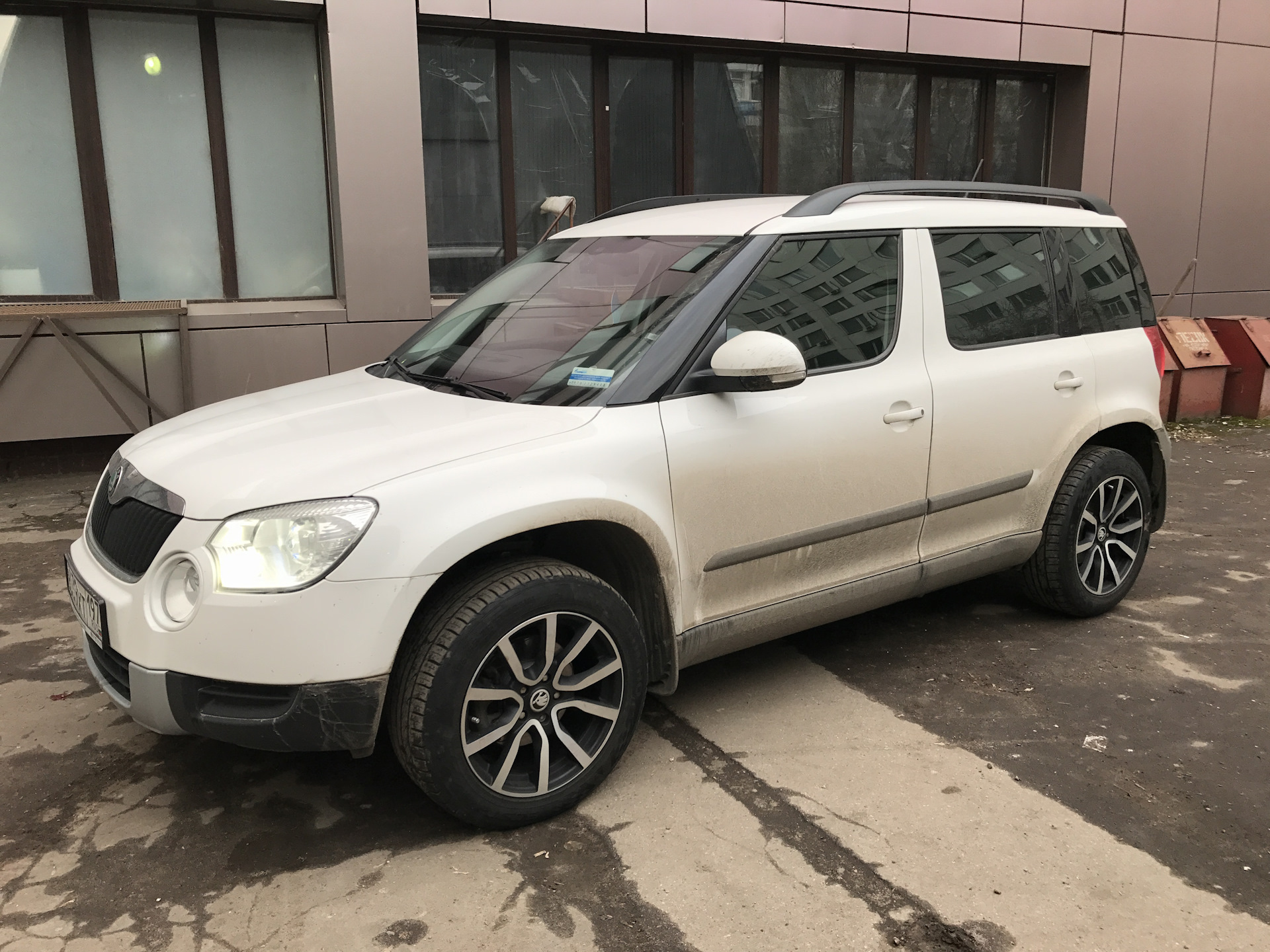 Skoda Yeti матовая пленка