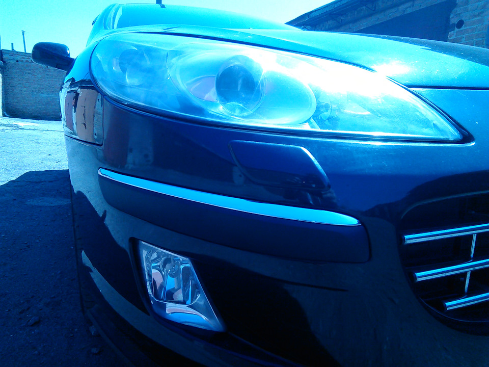 Удаление мелких вмятин без покраски и новый молдинг — Peugeot 407, 2,2 ...