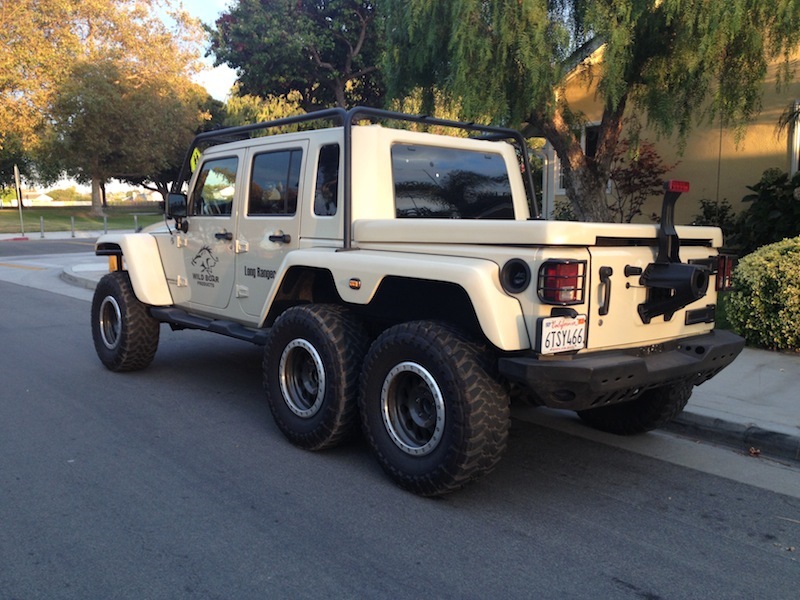 Jeep Wrangler шестиколесный