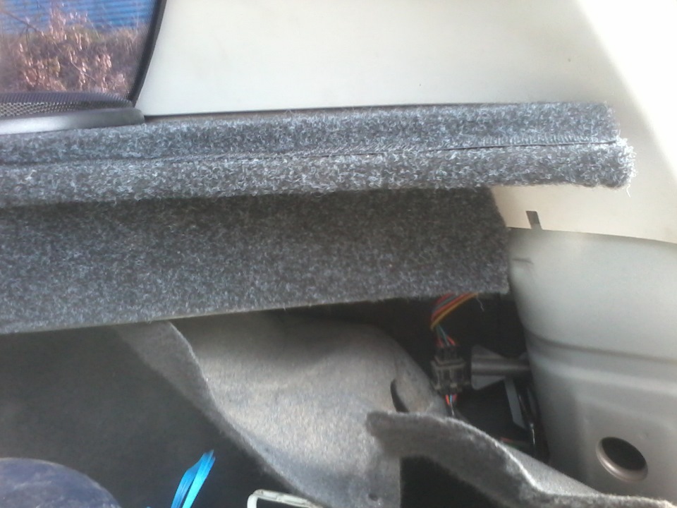 акустическая полка — Lada Приора универсал, 1,6 л, 2012 года | автозвук ...