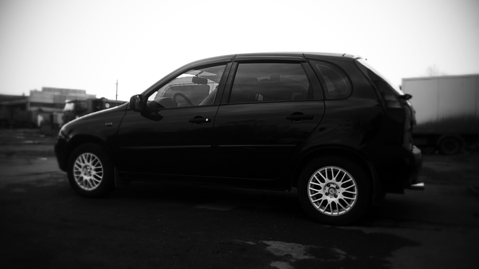 Тонировка — Lada Калина хэтчбек, 1,6 л, 2011 года | стайлинг | DRIVE2