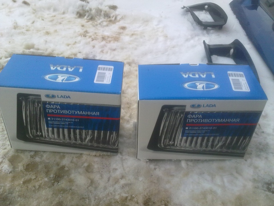 Замена китайских противотуманок, на "АВТОСВЕТ", Киржач — Lada 2114, 1,6 ...