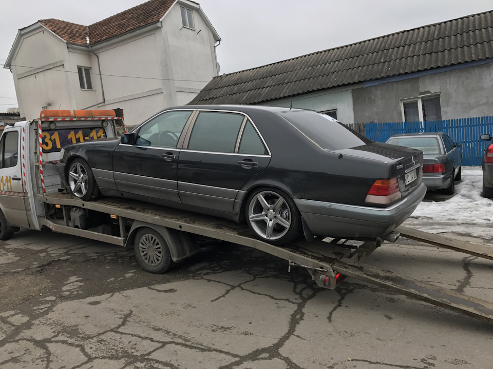 едем за редуктором — Mercedes-Benz S-Class (W140), 6 л, 1994 года ...
