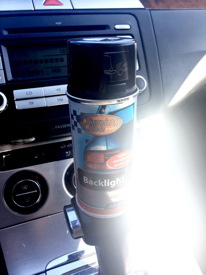 Тонировка задних фонарей черным лаком — Volkswagen Passat B6, 1,8 л ...