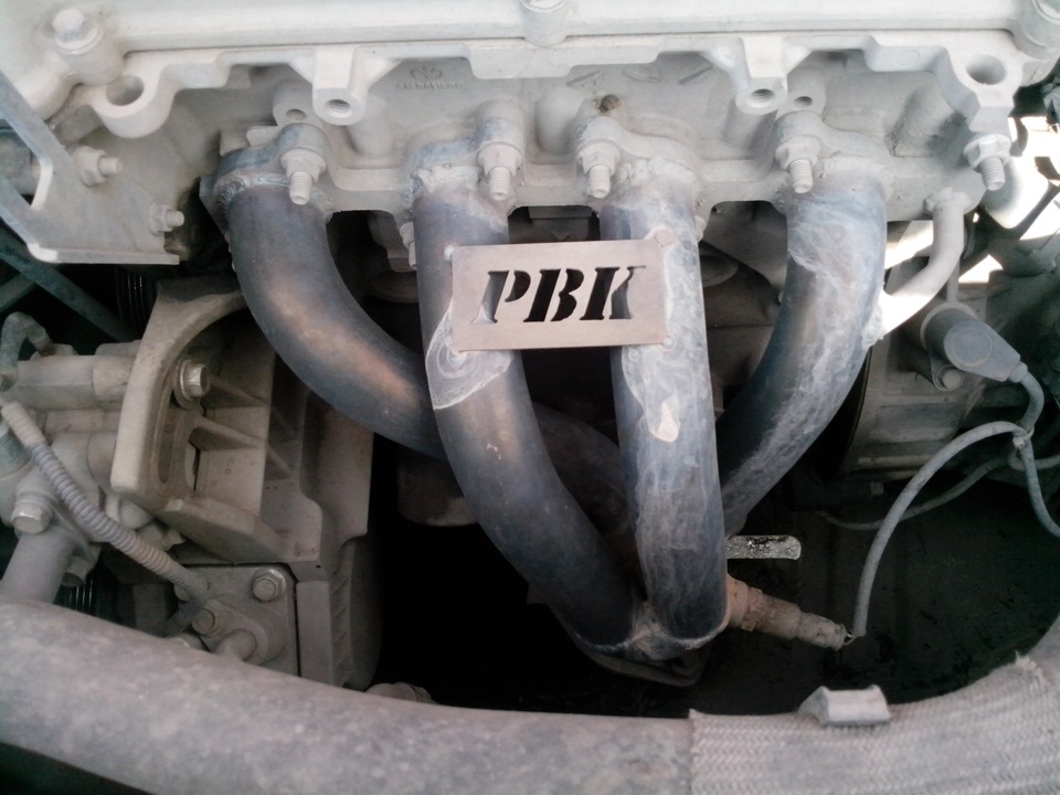 паук вместо катализатора + прошивка — Chevrolet Aveo Sedan (1G), 1,2 л ...