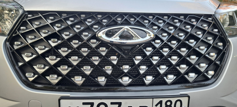 Сетка в бампер chery tiggo 4 pro