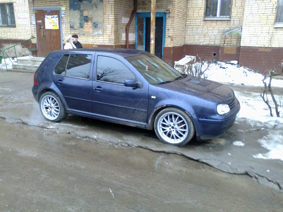 переобувка — Volkswagen Golf Mk4 GTI, 1,8 л, 1999 года | колёсные диски ...