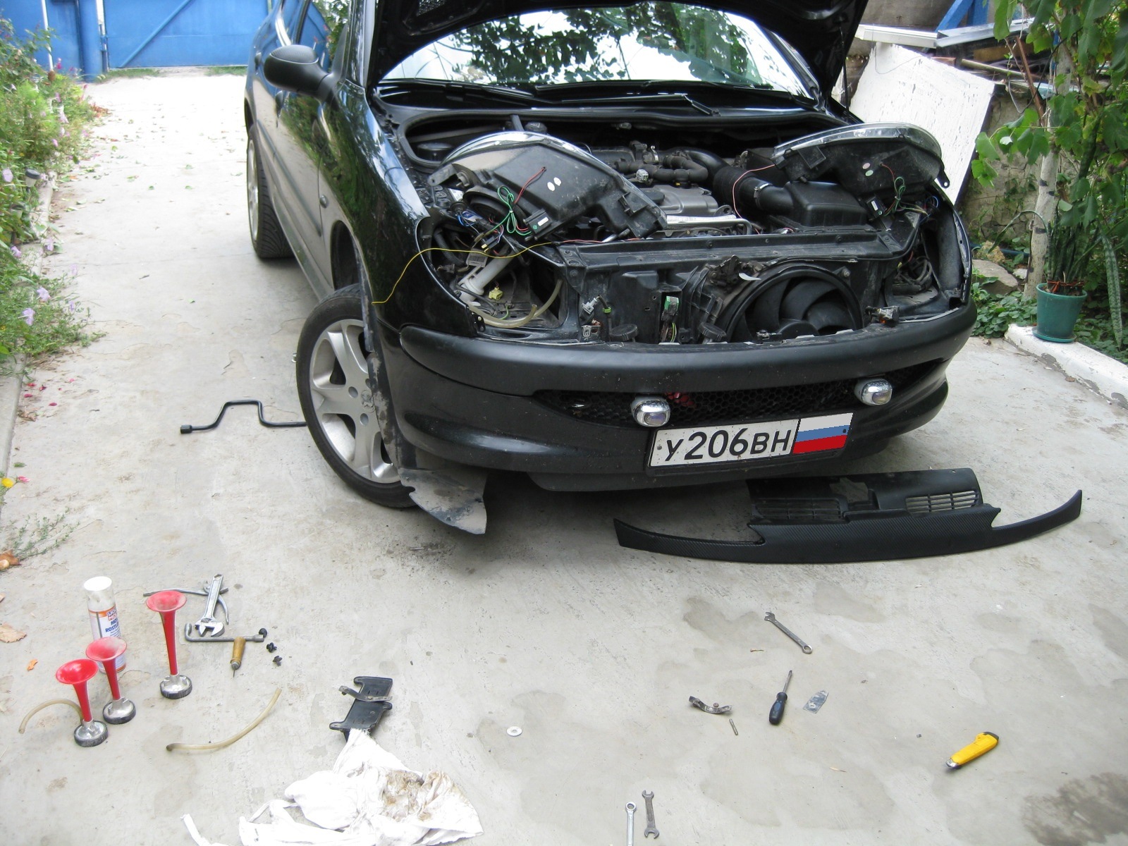 Паровозный гудок — Peugeot 206, 1,4 л, 2008 года | автозвук | DRIVE2
