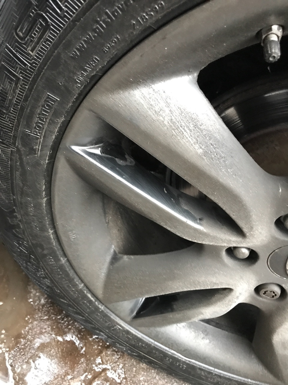 Опять облезли диски на Санта. — Hyundai Santa Fe (3G), 2,2 л, 2013 года ...