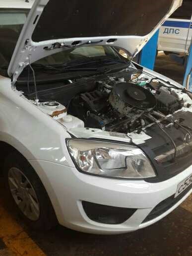 Нулевое ТО — Lada Гранта, 1,6 л, 2015 года | плановое ТО | DRIVE2