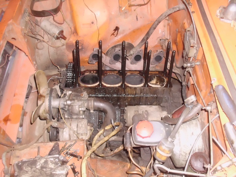 двигатель — что с ним стало… — ИЖ Москвич 412, 1,5 л, 1983 года ...