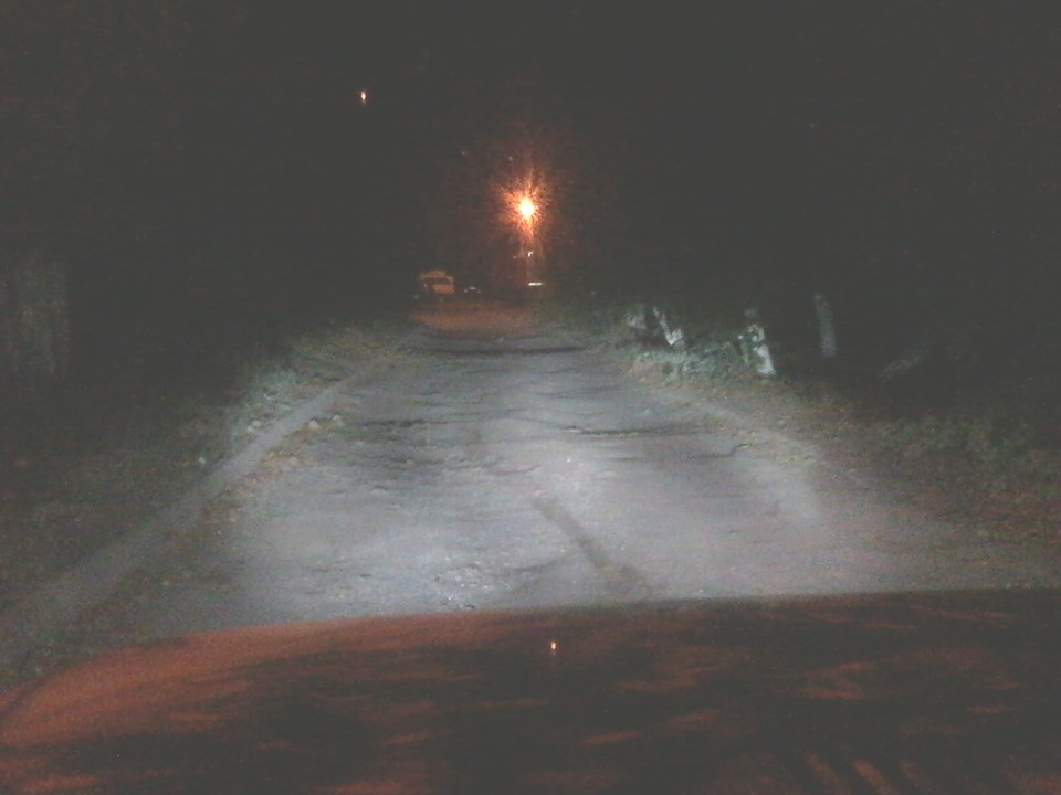 Пучок света со светомаскировкой фар — Lada 4x4 3D, 1,7 л, 1998 года ...