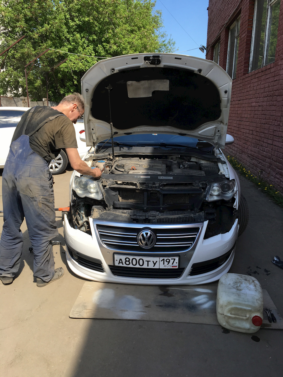 Photo from the logbook Volkswagen Passat Variant (B6)