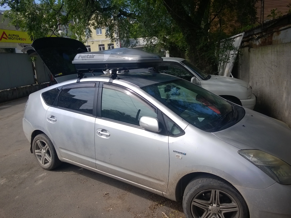 Капсула на крышу — Toyota Prius (20), 1,5 л, 2007 года | аксессуары ...