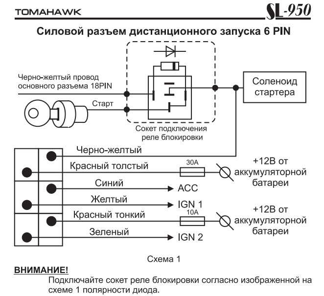 Power блок автозапуска схема подключения