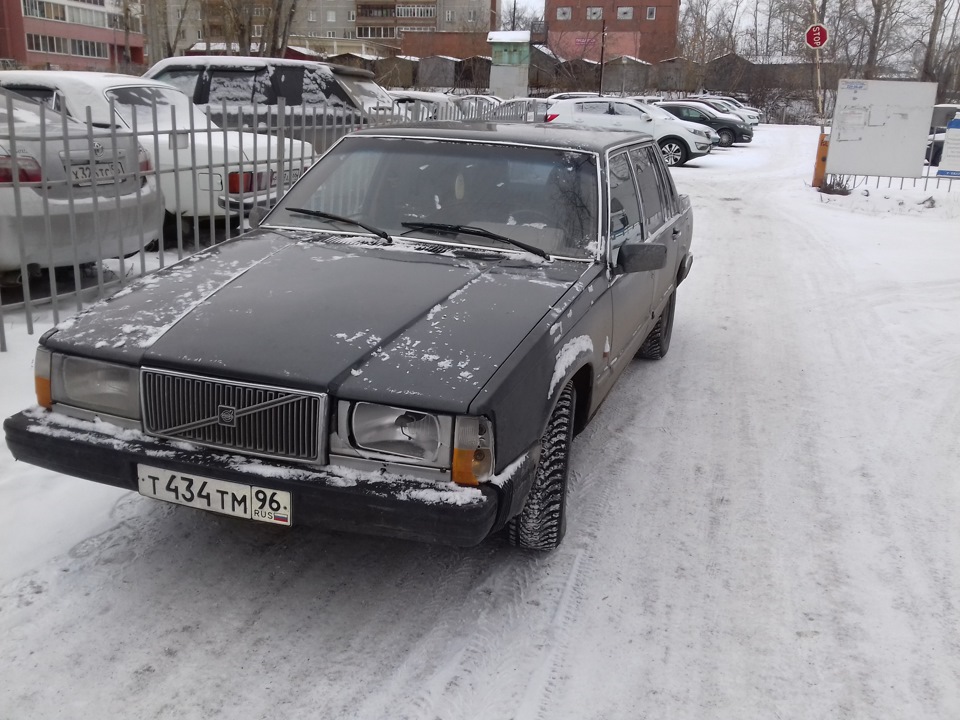 Первый этап. Подготовка к транспортировке. — Volvo 760, 2,8 л, 1983 ...