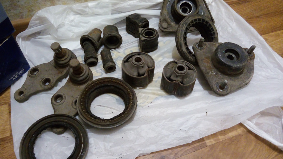 Обновление передней подвески.Стук при повороте руля устранен ...