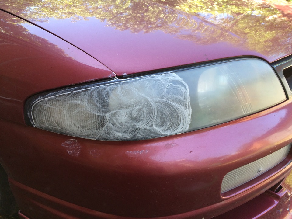 Полировка фар за 39р — Nissan Skyline (R33), 2,5 л, 1995 года | своими ...