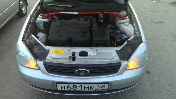 Растяжка стоек AutoProduct — Lada Приора седан, 1,6 л, 2011 года ...