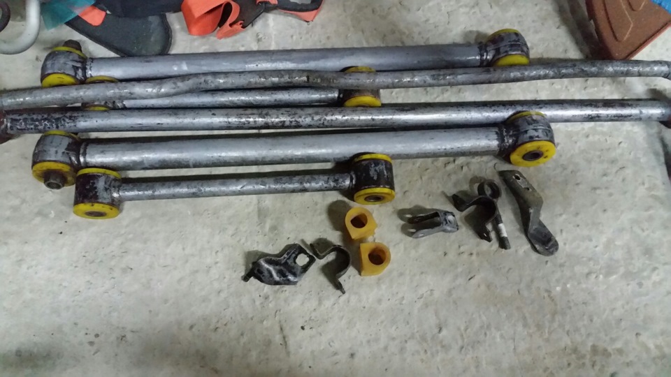 Замена моста с покраской днища и рамы — Toyota Land Cruiser 80, 4,2 л ...