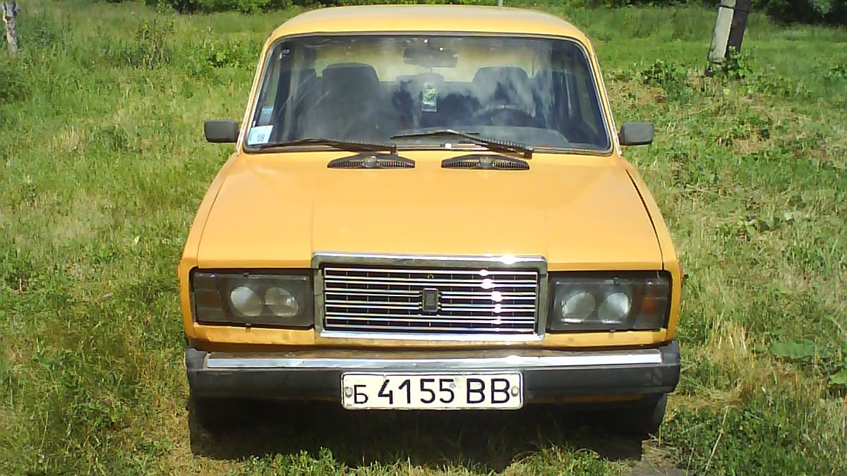 Lada 2107 1.5 бензиновый 1983 | Цвет Охра золотистая на DRIVE2