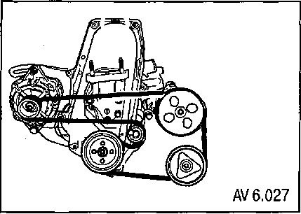 Ремень генератора авео схема
